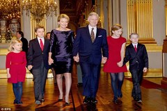 Queen Mathilde, King Philippe
