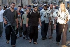 Jew Settlers attacking Palestinians