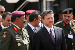 King Abdullah II, Jordan. Sofex Host