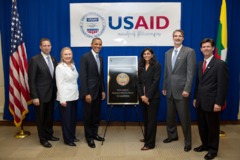 USAID Landgrabbing. Hillary Clinton