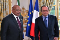 Jacob Zuma, Francois Hollande