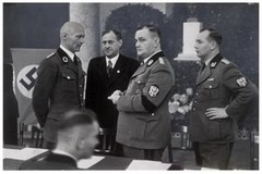 Anton Reinthaller (left). Nazi SS