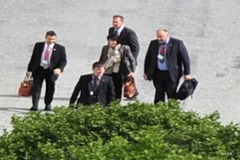 Bilderberg St. Moritz 2011. Leuthard.